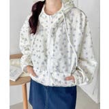 アイボリー | フラワーマウンテンパーカー | Outfitter lab