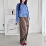 裾フリルチェックシャツ | Outfitter lab | 詳細画像10 