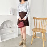 小花柄ヘンリーネックリブトップス | Outfitter lab | 詳細画像14 