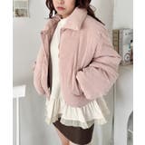 ピンク | 中綿コーデュロイショートダウンジャケット | Outfitter lab