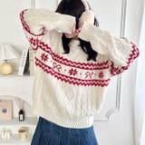 ノルディックリボンジャガードニットプルオーバー | Outfitter lab | 詳細画像12