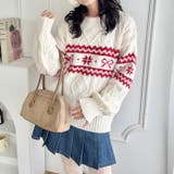 ノルディックリボンジャガードニットプルオーバー | Outfitter lab | 詳細画像13