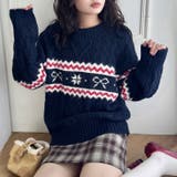 ノルディックリボンジャガードニットプルオーバー | Outfitter lab | 詳細画像7