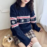 ノルディックリボンジャガードニットプルオーバー | Outfitter lab | 詳細画像8