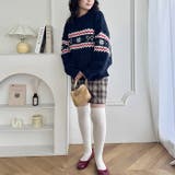 ノルディックリボンジャガードニットプルオーバー | Outfitter lab | 詳細画像9