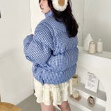 【袖取り外し可能】チェックリボンダウンジャケット/ダウンベスト | Outfitter lab | 詳細画像13 