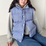 【袖取り外し可能】チェックリボンダウンジャケット/ダウンベスト | Outfitter lab | 詳細画像14 