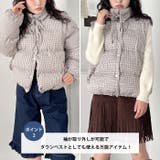 【袖取り外し可能】チェックリボンダウンジャケット/ダウンベスト | Outfitter lab | 詳細画像3 