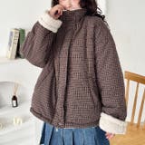 チェックボアリバーシブルブルゾン | Outfitter lab | 詳細画像10