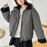 チェックボアリバーシブルブルゾン | Outfitter lab | 詳細画像6