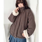 ブラウン | チェックボアリバーシブルブルゾン | Outfitter lab