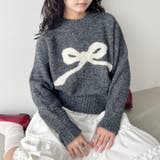 リボンモチーフニットプルオーバー | Outfitter lab | 詳細画像16 