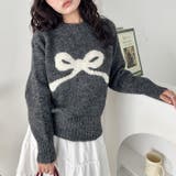 リボンモチーフニットプルオーバー | Outfitter lab | 詳細画像18 