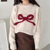 リボンモチーフニットプルオーバー | Outfitter lab | 詳細画像5 