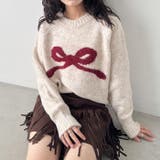 リボンモチーフニットプルオーバー | Outfitter lab | 詳細画像7 