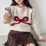 リボンモチーフニットプルオーバー | Outfitter lab | 詳細画像8 