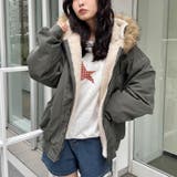 【取り外し可能】ファーフードステッチブルゾン | Outfitter lab | 詳細画像10 