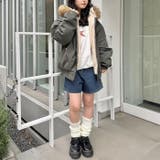 【取り外し可能】ファーフードステッチブルゾン | Outfitter lab | 詳細画像14 