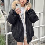 【取り外し可能】ファーフードステッチブルゾン | Outfitter lab | 詳細画像7 