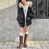 【取り外し可能】ファーフードステッチブルゾン | Outfitter lab | 詳細画像9 