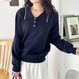 パイピングポロニットプルオーバー | Outfitter lab | 詳細画像12 