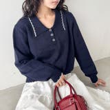 パイピングポロニットプルオーバー | Outfitter lab | 詳細画像13 