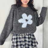 フラワーモチーフルーズニットプルオーバー | Outfitter lab | 詳細画像16 
