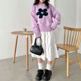 フラワーモチーフルーズニットプルオーバー | Outfitter lab | 詳細画像24 