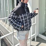 チェック切り替えダウンジャケット | Outfitter lab | 詳細画像9