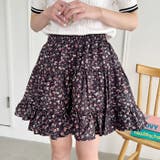 小花柄ティアードミニスカパン | Outfitter lab | 詳細画像11