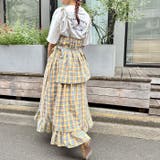 チェック柄フリルリボンキャミワンピース | Outfitter lab | 詳細画像16