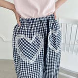 レースハートドッキングギンガムチェックパンツ | Outfitter lab | 詳細画像11