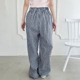 レースハートドッキングギンガムチェックパンツ | Outfitter lab | 詳細画像13