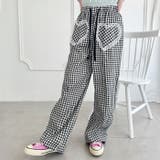 レースハートドッキングギンガムチェックパンツ | Outfitter lab | 詳細画像7
