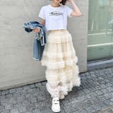 シアーフリルボリュームチュールスカート | Outfitter lab | 詳細画像11