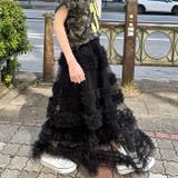 シアーフリルボリュームチュールスカート | Outfitter lab | 詳細画像15