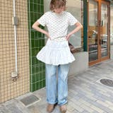 チビレースコットンティアードミニスカパン | Outfitter lab | 詳細画像8 