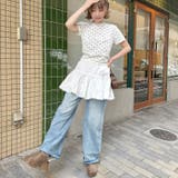 チビレースコットンティアードミニスカパン | Outfitter lab | 詳細画像9 