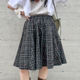 チェックイレギュラーヘムミディスカート | Outfitter lab | 詳細画像10 