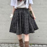チェックイレギュラーヘムミディスカート | Outfitter lab | 詳細画像13 
