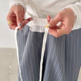 ウエストフリルピンストライプハーフパンツ | Outfitter lab | 詳細画像15 