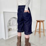 裾フリル7分丈デニムパンツ | Outfitter lab | 詳細画像12 