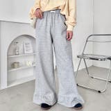 ワンポイントロゴ裾フリルパンツ | Outfitter lab | 詳細画像10 