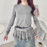 裾フリルトップス | Outfitter lab | 詳細画像20 