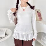 裾フリルトップス | Outfitter lab | 詳細画像7 