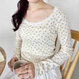 レース付きフラワートップス | Outfitter lab | 詳細画像17 