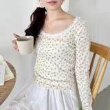 レース付きフラワートップス | Outfitter lab | 詳細画像18 