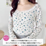 レース付きフラワートップス | Outfitter lab | 詳細画像2 