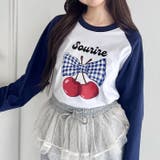 チェリーリボンラグランTシャツ | Outfitter lab | 詳細画像10 