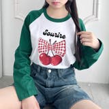 チェリーリボンラグランTシャツ | Outfitter lab | 詳細画像15 